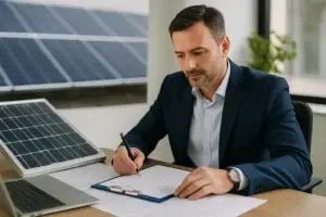 Chi firma il progetto elettrico FV in azienda?