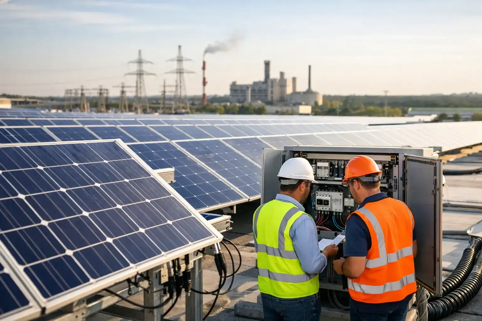 Allaccio fotovoltaico industriale: tempi reali
