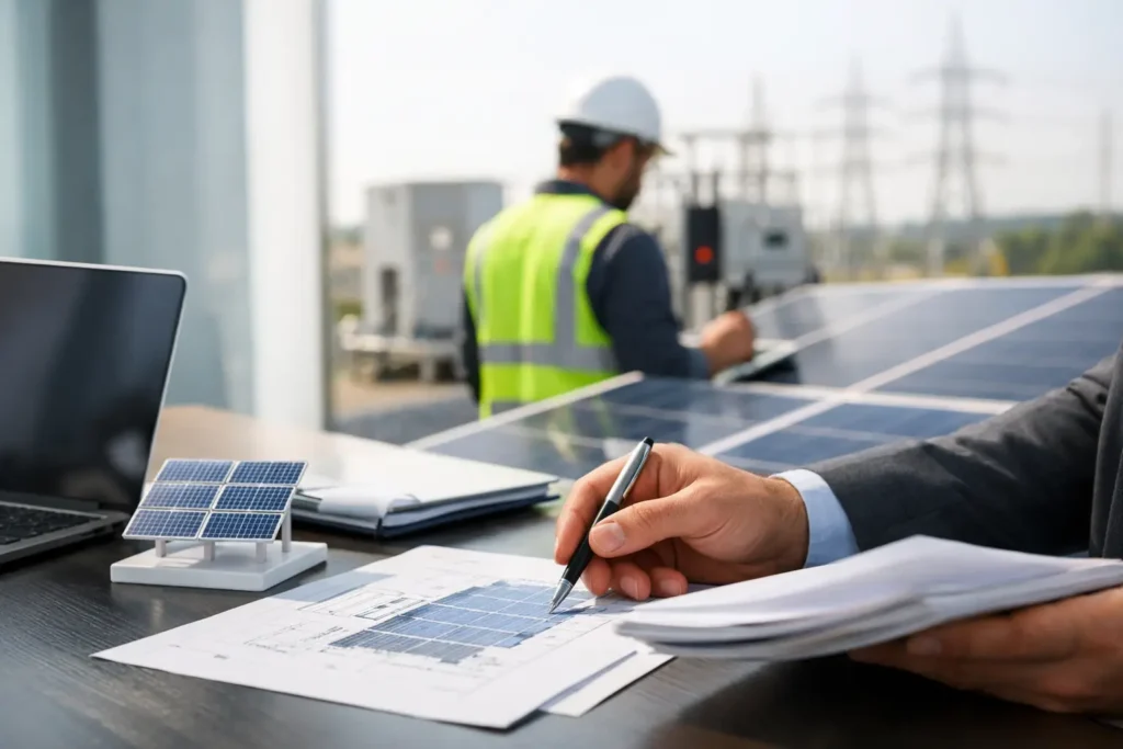 Chi gestisce pratiche connessione Enel FV aziendale