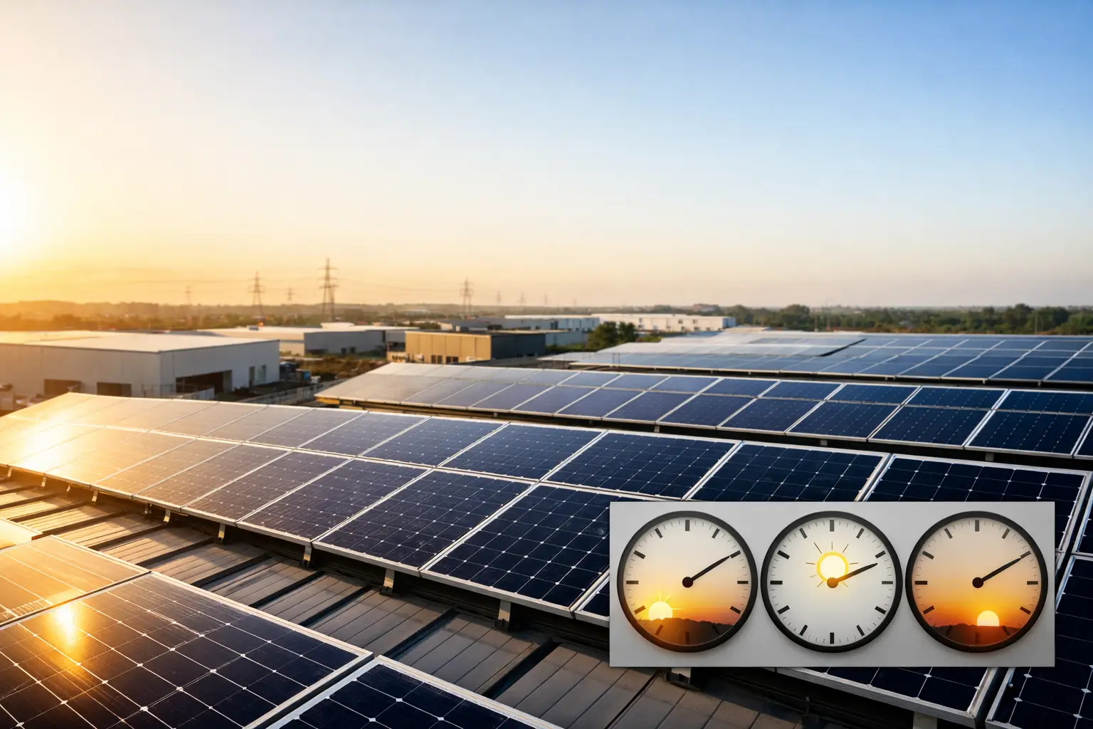 Quanto produce il fotovoltaico industriale per fascia oraria
