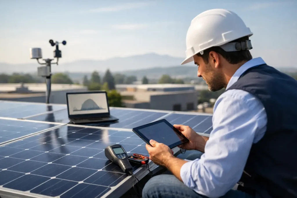 Come verificare producibilità impianto fotovoltaico
