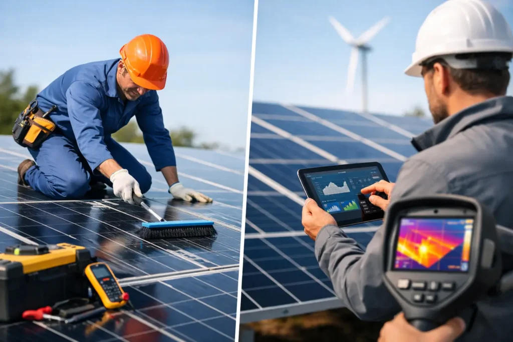 Manutenzione ordinaria vs predittiva fotovoltaico