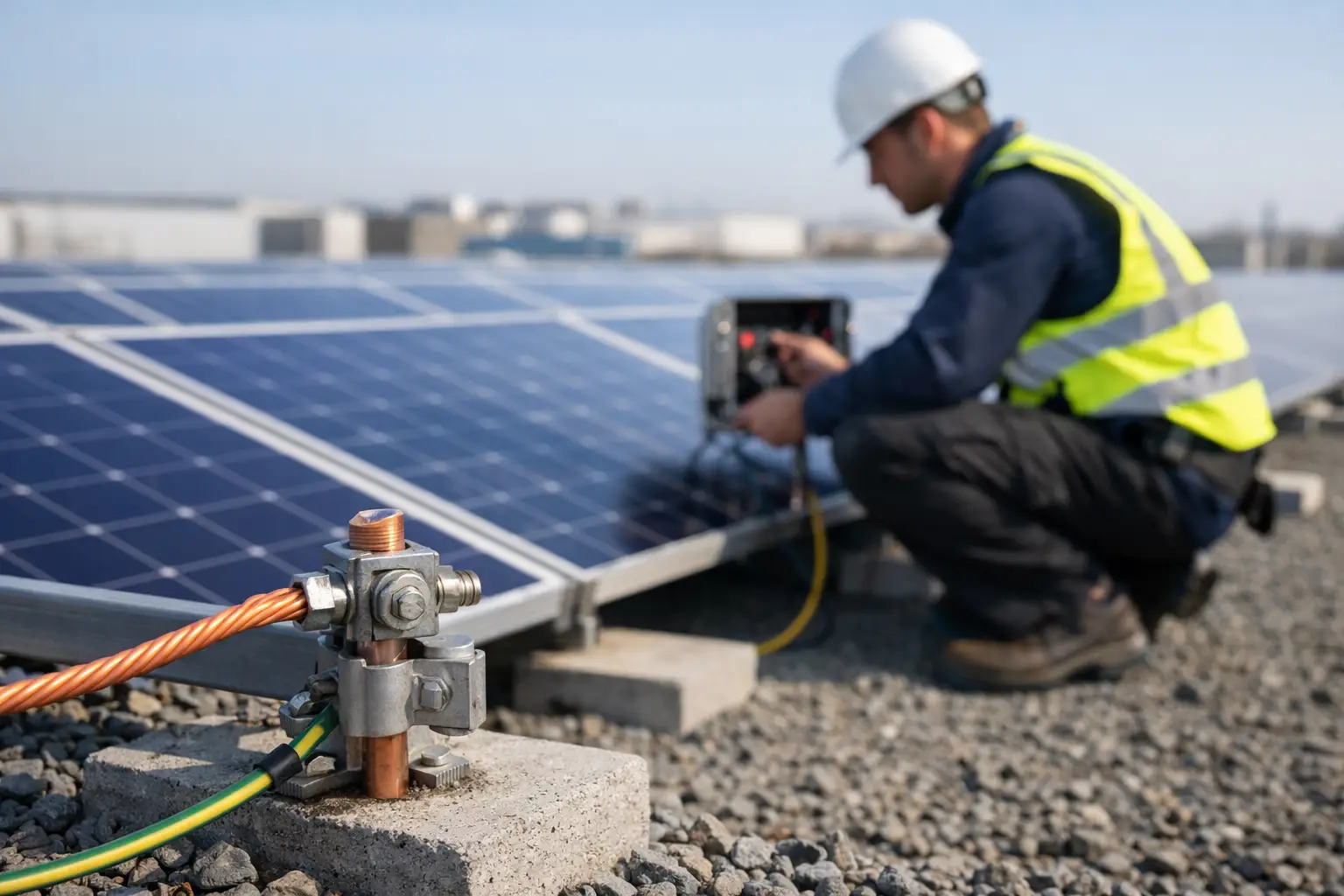 Messa a terra fotovoltaico industriale: verifiche