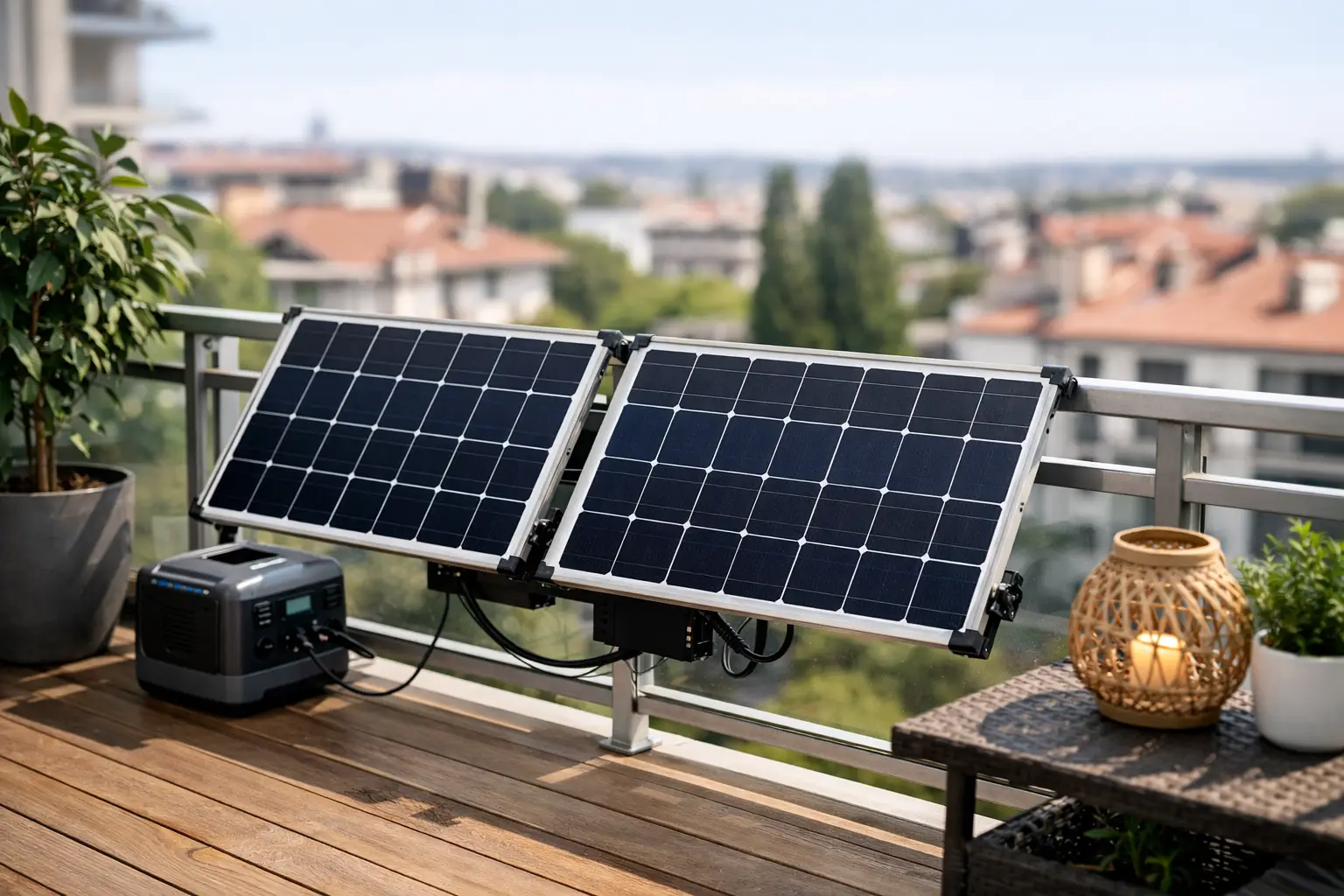 Migliori kit fotovoltaici plug play per balcone