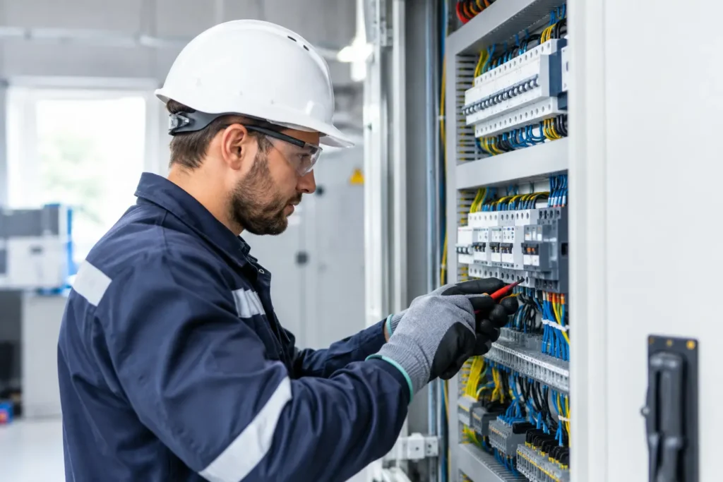 Adeguamento sicurezza impianto elettrico industriale