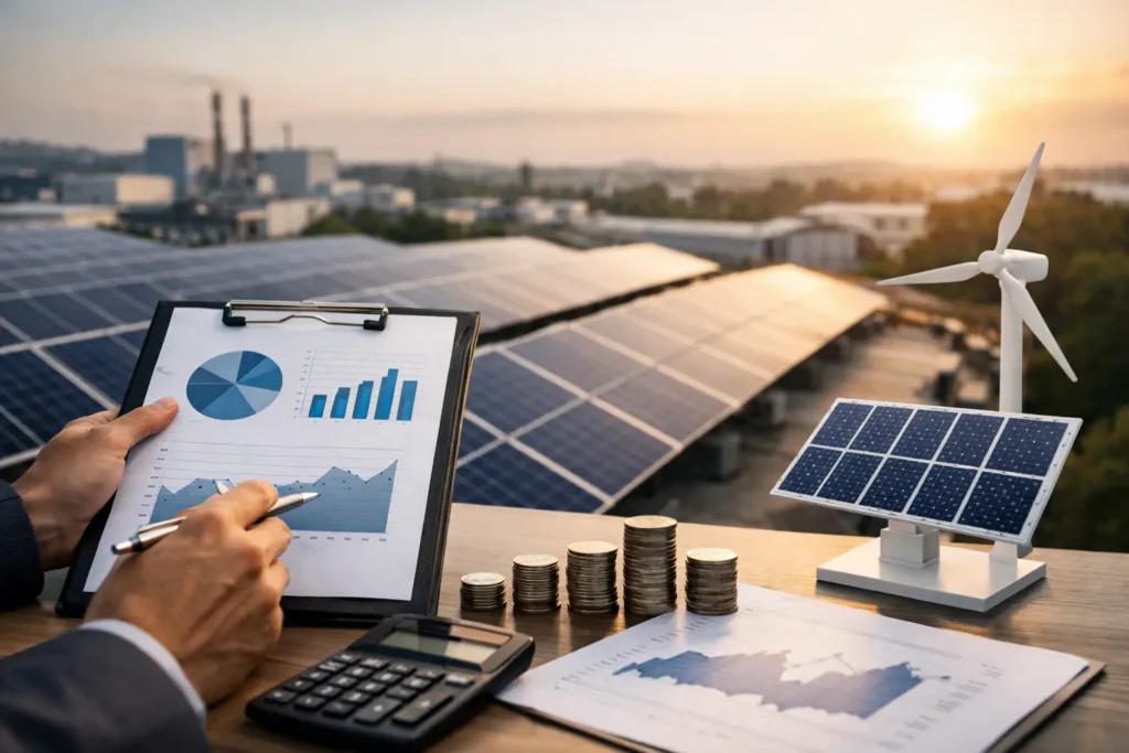Audit energetico per fotovoltaico industriale e ROI