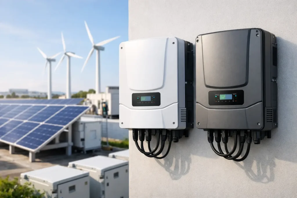 Migliori inverter ibridi trifase per aziende